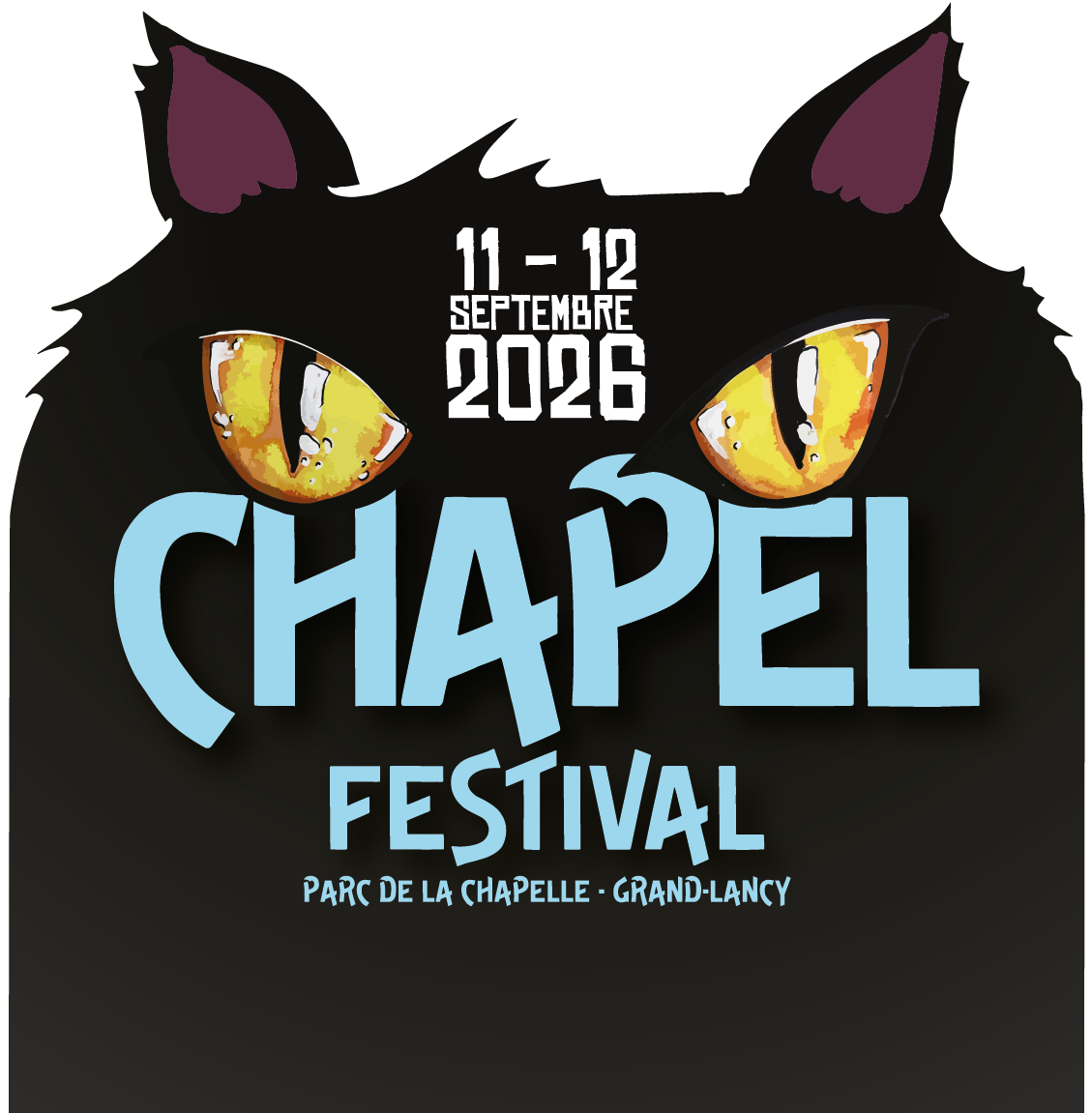 Affiche du Chapel Festival 2026 – 11 & 12 septembre au Parc de la Chapelle, Grand-Lancy